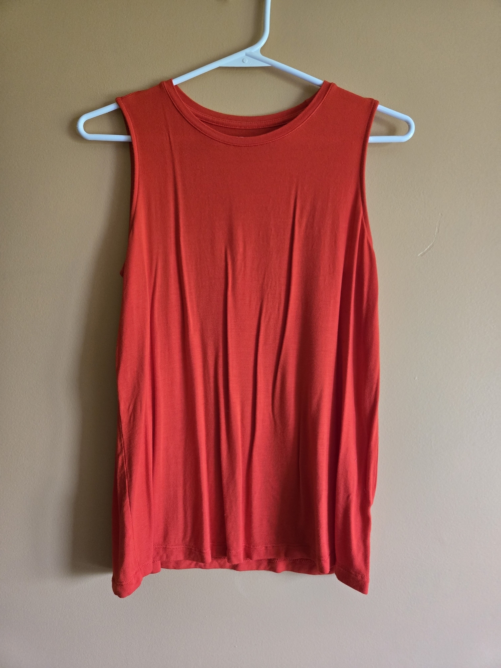 Nine West Soft Spun Sleeveless Crewneck Tank Top PTP=16"